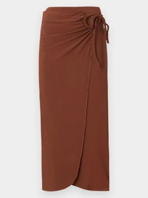 Spódnica z zakładką Max Mara brązowy