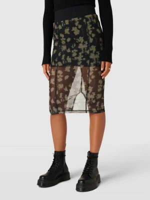 Spódnica ze wzorem na całej powierzchni model ‘FLORAL’ Calvin Klein Jeans