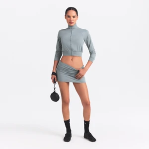 Spódnico-spodenki damskie z wywijanym pasem NikeSKIMS Airy - Czerń