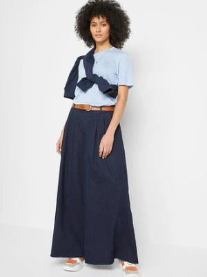 Spódnico-spodnie dżinsowe, wide leg bonprix