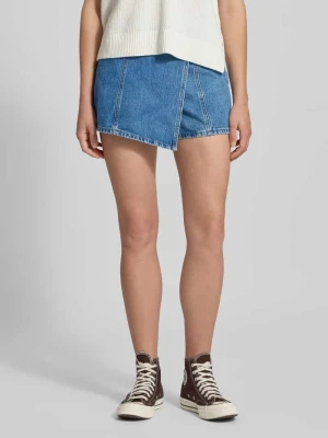 Spódnico-spodnie lekko rozkloszowane z bawełnianego denimu model ‘FILUM’ Pieces