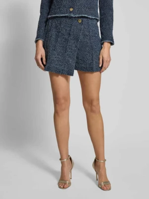 Spódnico-spodnie w stylu kopertowym z bocznym zamkiem błyskawicznym Marc Cain