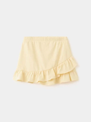 Spódnicospodnie z falbankami pastelowy żółty - Dzieci - lata - MANGO KIDS