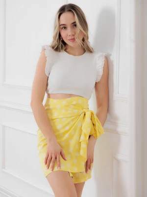 Spódniczka Cara Yellow Dots LAURELLA
