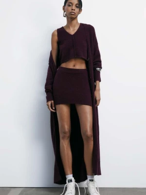 Spódniczka mini z miękkiej dzianiny PATRIZIA PEPE