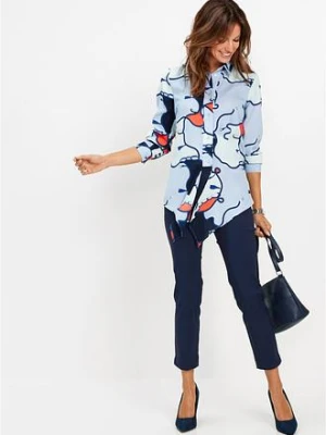 Spodnie 7/8 z bengaliny bonprix