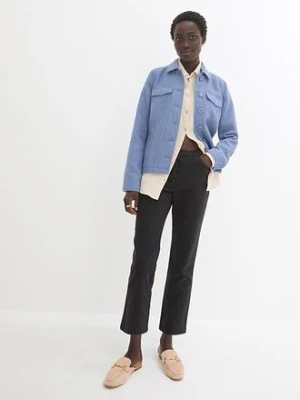 Spodnie 7/8 z gumką w talii, ze stretchem bonprix