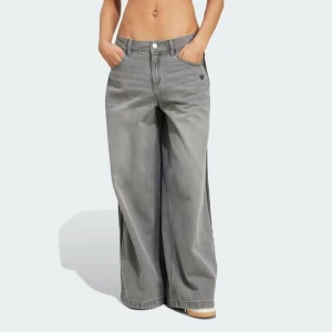 Spodnie Adicolor Denim Adilenium Adidas Washed Grey Denim