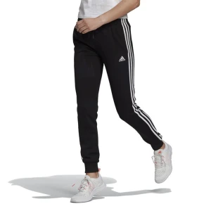 Spodnie adidas Essentials French Terry 3-Stripes GM8733 - czarne