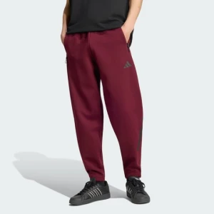 Spodnie adidas Z.N.E. bordowy