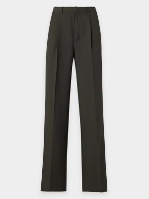 Spodnie Anna Field By Zalando ciemnozielony