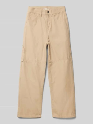 Spodnie baggy o kroju relaxed fit z czystej bawełny s.Oliver RED LABEL