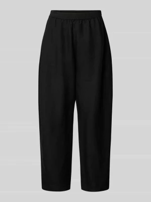 Spodnie Barrel Leg o kroju regular fit z mieszanki lnu model 'TALINEN' Boss Orange