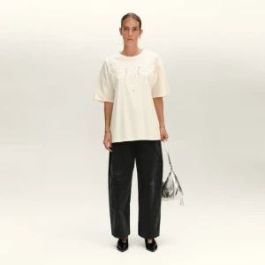 Spodnie barrel sztruks ciemnoszare BIMBA Y LOLA DARK GREY