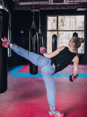 Spodnie bawełniane LARISSA : Rozmiar - L 5905068245392 by Insomnia