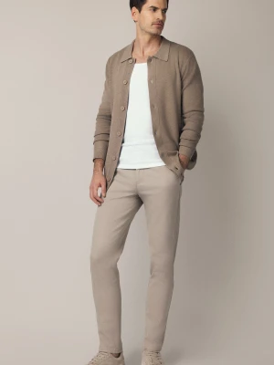 Spodnie Beżowe 2 Chino z Elastycznym Pasem z Bawełną Mikkeli Lancerto