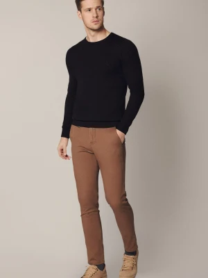 Spodnie Beżowe Chino z Bawełną Monaco Lancerto