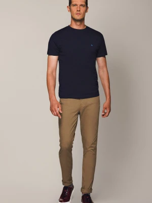 Spodnie Beżowe z Bawełną Nolan Lancerto