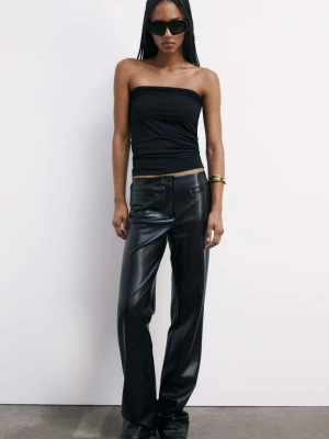 Spodnie biker z powłoką, z niskim stanem PATRIZIA PEPE