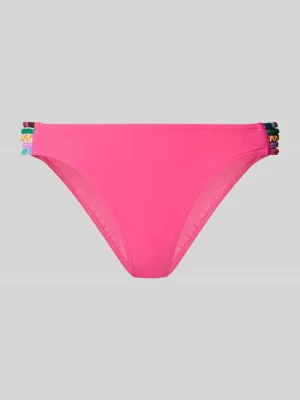 Spodnie bikini o kroju slim fit z ozdobnym obszyciem Model 'ONYTA' banana moon