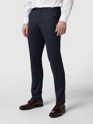 Spodnie biznesowe o kroju slim fit z tkanym wzorem MCNEAL