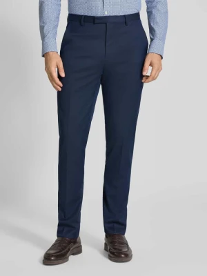 Spodnie biznesowe o kroju slim fit z tkanym wzorem MCNEAL