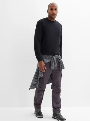 Spodnie bojówki, relaxed fit, straight, z czystej bawełny bonprix