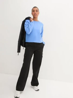 Spodnie bojówki z bawełny, średni stan bonprix