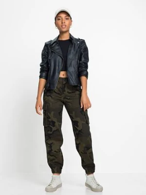 Spodnie bojówki z czystej bawełny bonprix