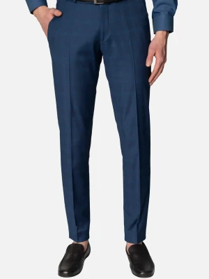 SPODNIE BORDIN NIEBIESKI SLIM FIT Recman