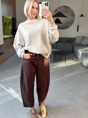 Spodnie Brązowe Paperbag ClothStore