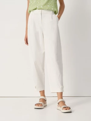 Someday Spodnie "Caleni" w kolorze białym rozmiar: 36