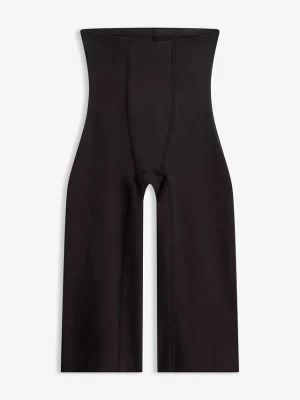 Spodnie capri lekko modelujące z bawełny BonPrix czarny