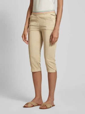 Spodnie capri o kroju regular fit z elastycznym pasem model ‘SUE’ Toni Dress