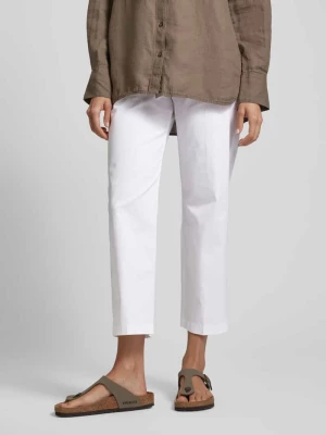 Spodnie capri o kroju slim fit w jednolitym kolorze Tommy Hilfiger