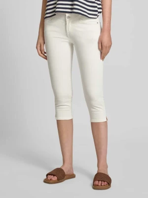 Spodnie capri o kroju slim fit z mieszanki bawełny model ‘KATE’ Tom Tailor