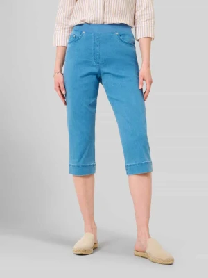 Spodnie capri o kroju slim fit z mieszanki bawełny Raphaela By Brax