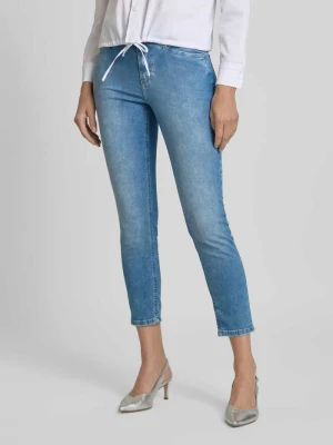 Spodnie capri o kroju slim fit z wpuszczanymi kieszeniami model ‘ORNELLA SPORTY’ Angels