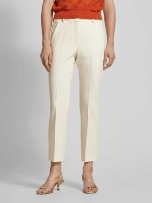 Spodnie o kroju stretch fit w kant model ‘FREDA’ Weekend Max Mara