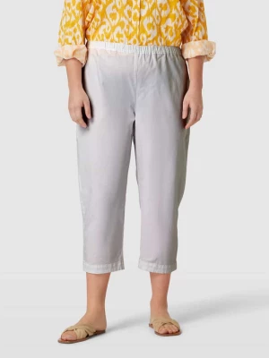 Spodnie capri PLUS SIZE z elastycznym pasem model ‘RECOARO’ Marina Rinaldi