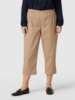 Spodnie capri PLUS SIZE z elastycznym pasem model ‘RECOARO’ Marina Rinaldi