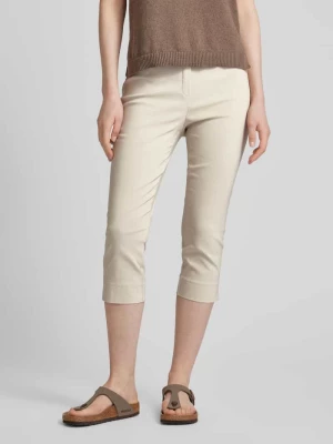 Spodnie capri w jednolitym kolorze model ‘INA’ STEHMANN