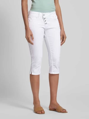 Spodnie capri w jednolitym kolorze model ‘Malibu’ Buena Vista