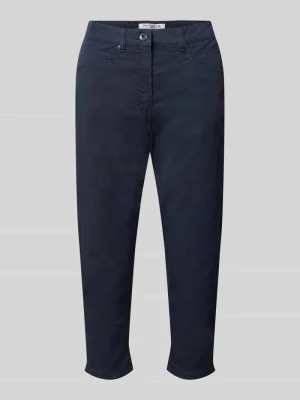 Spodnie capri w kroju skinny fit z mieszanki bawełny model 'LUCA' Raphaela By Brax