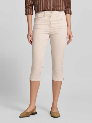 Spodnie capri w kroju skinny fit z mieszanki bawełny model 'LUCA' Raphaela By Brax
