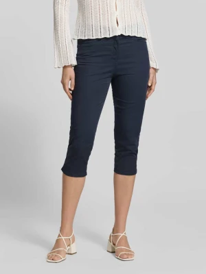Spodnie capri w kroju skinny fit z mieszanki bawełny model 'LUCA' Raphaela By Brax