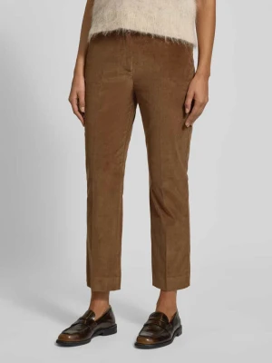 Spodnie capri z wysokim stanem ze sztruksu model ‘MARRUCA’ Weekend Max Mara