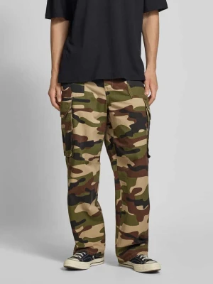 Spodnie cargo o kroju baggy z kieszeniami z tyłu REVIEW