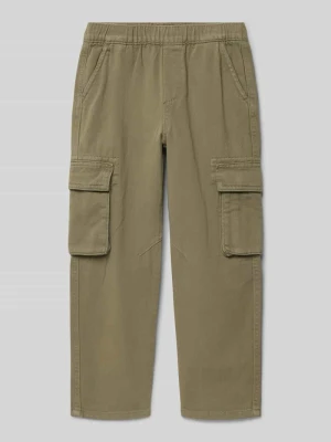 Spodnie cargo o kroju regular fit z czystej bawełny Tom Tailor