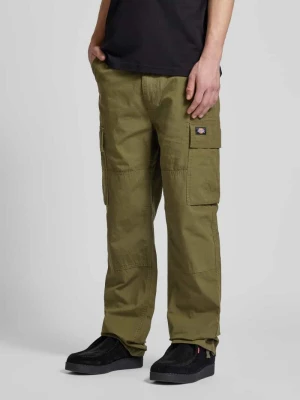 Spodnie cargo o kroju regular fit z fakturowanym wzorem model ‘EAGLE’ Dickies